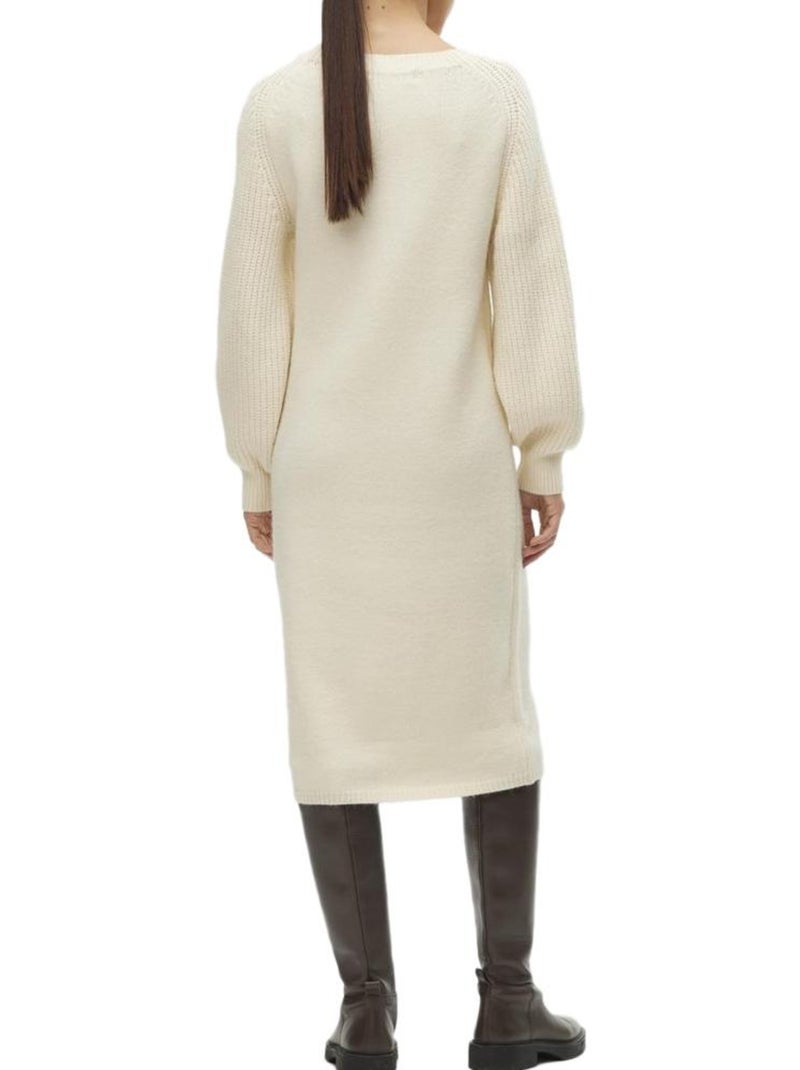 Vestido de Punto Vero Moda para Mujer Blanco - Kiabi
