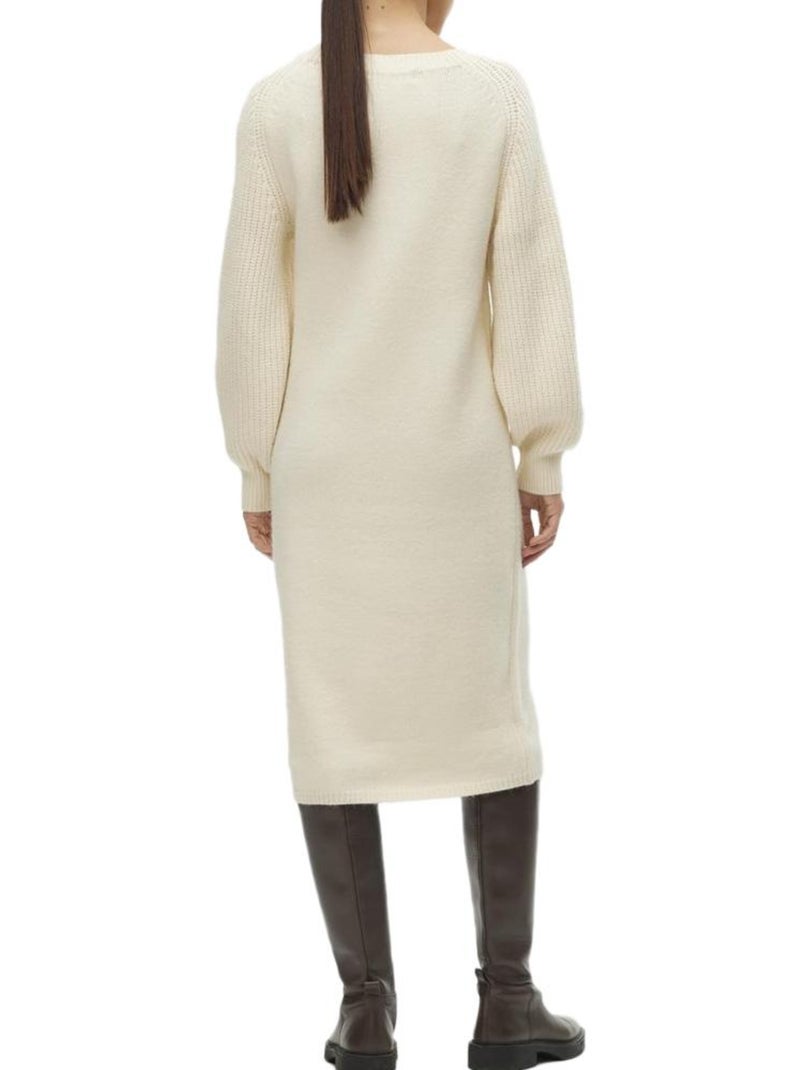 Vestido de Punto Vero Moda para Mujer Blanco - Kiabi