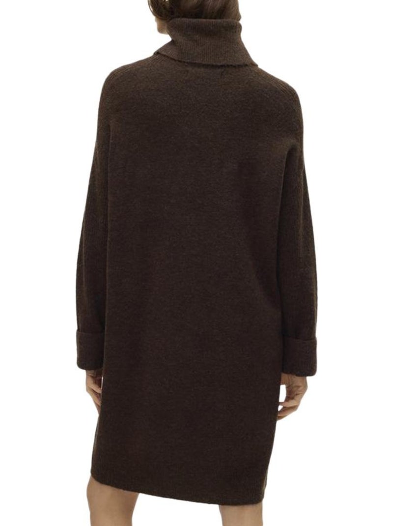 Vestido de Punto Vero Moda para Mujer Marrón capuchino - Kiabi