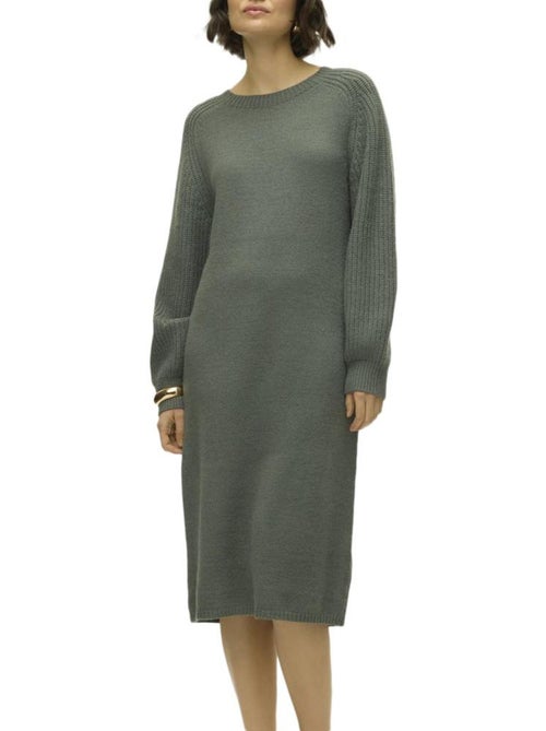 Vestido de Punto Vero Moda para Mujer - Kiabi Vestido de Punto Vero Moda para Mujer - Kiabi