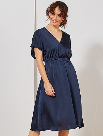 Vestido de raso - Kiabi