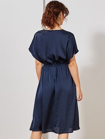 Vestido de raso - Kiabi