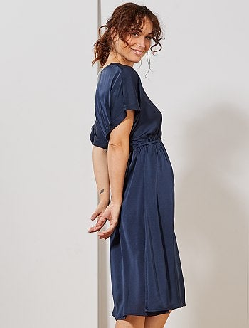 Vestido de raso - Kiabi