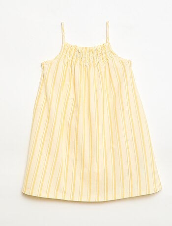 Vestido de rayas con tirantes