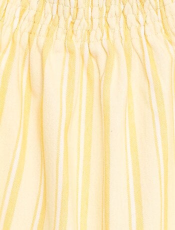 Vestido de rayas con tirantes