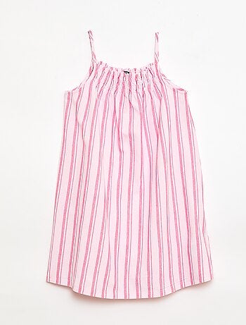 Vestido de rayas con tirantes