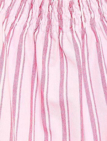 Vestido de rayas con tirantes