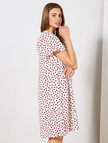 Vestido de tejido de crepé - Kiabi