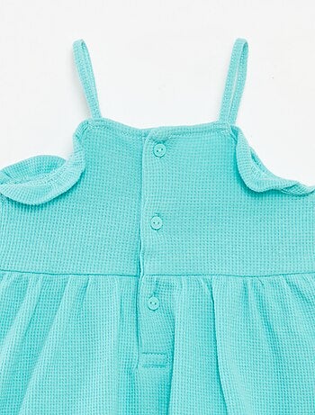 Vestido de tirantes con body incluido
