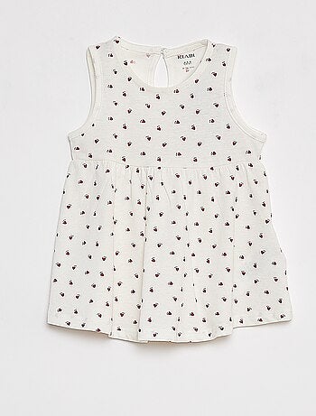 Vestido de tirantes con estampado