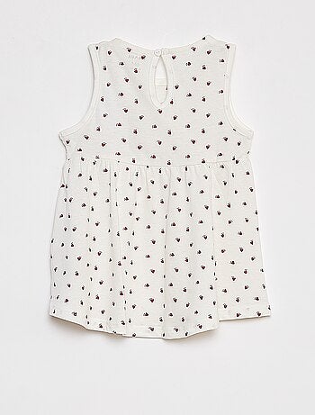 Vestido de tirantes con estampado