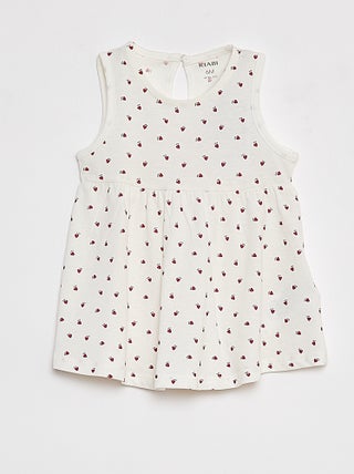Vestido de tirantes con estampado