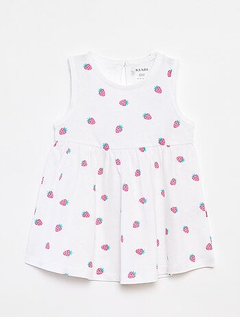 Vestido de tirantes con estampado
