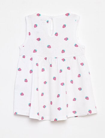 Vestido de tirantes con estampado
