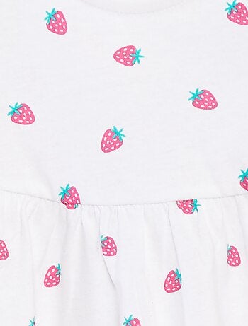 Vestido de tirantes con estampado