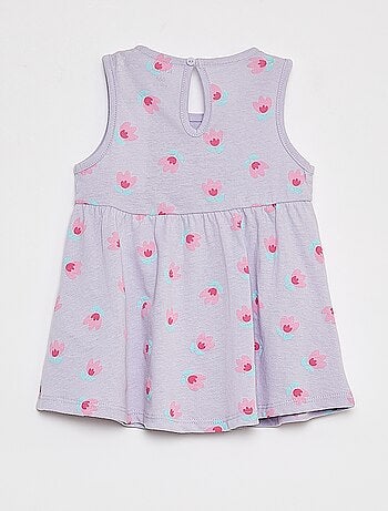 Vestido de tirantes con estampado