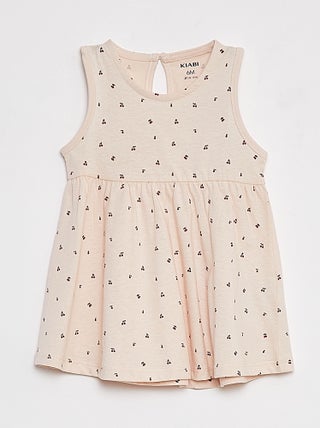 Vestido de tirantes con estampado