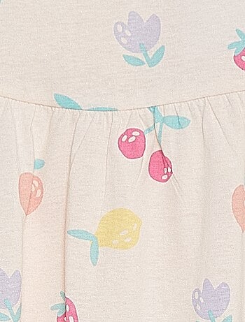 Vestido de tirantes con estampado