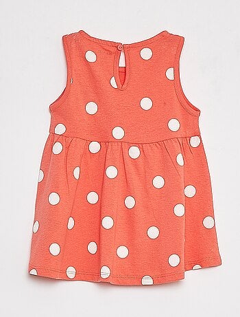 Vestido de tirantes con estampado