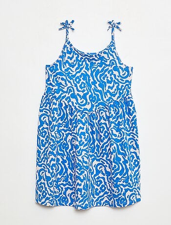 Vestido de tirantes de algodón
