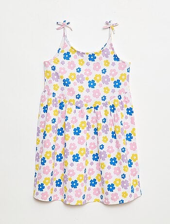 Vestido de tirantes de algodón