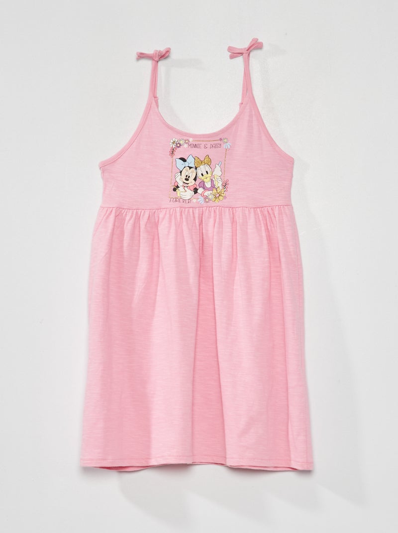Vestido de tirantes de punto torcido 'Minnie' ROSA - Kiabi