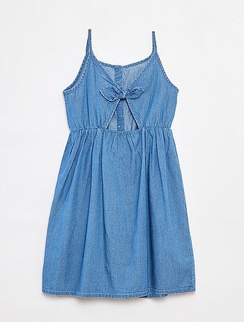 Vestido de tirantes de tencel