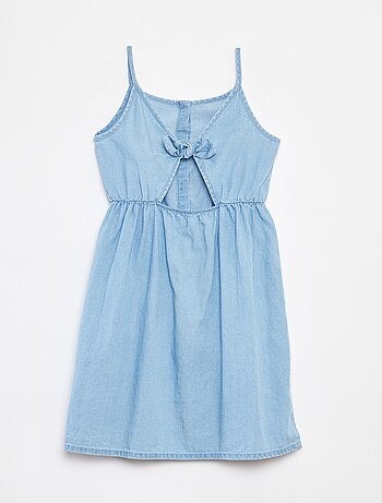 Vestido de tirantes de tencel