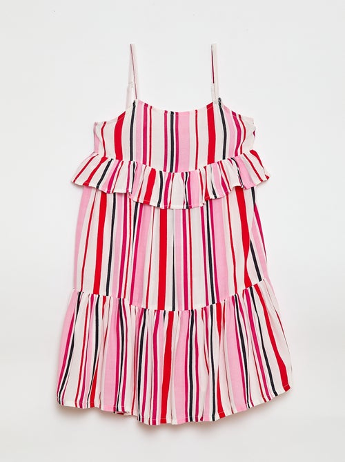 Vestido de tirantes finos - Kiabi