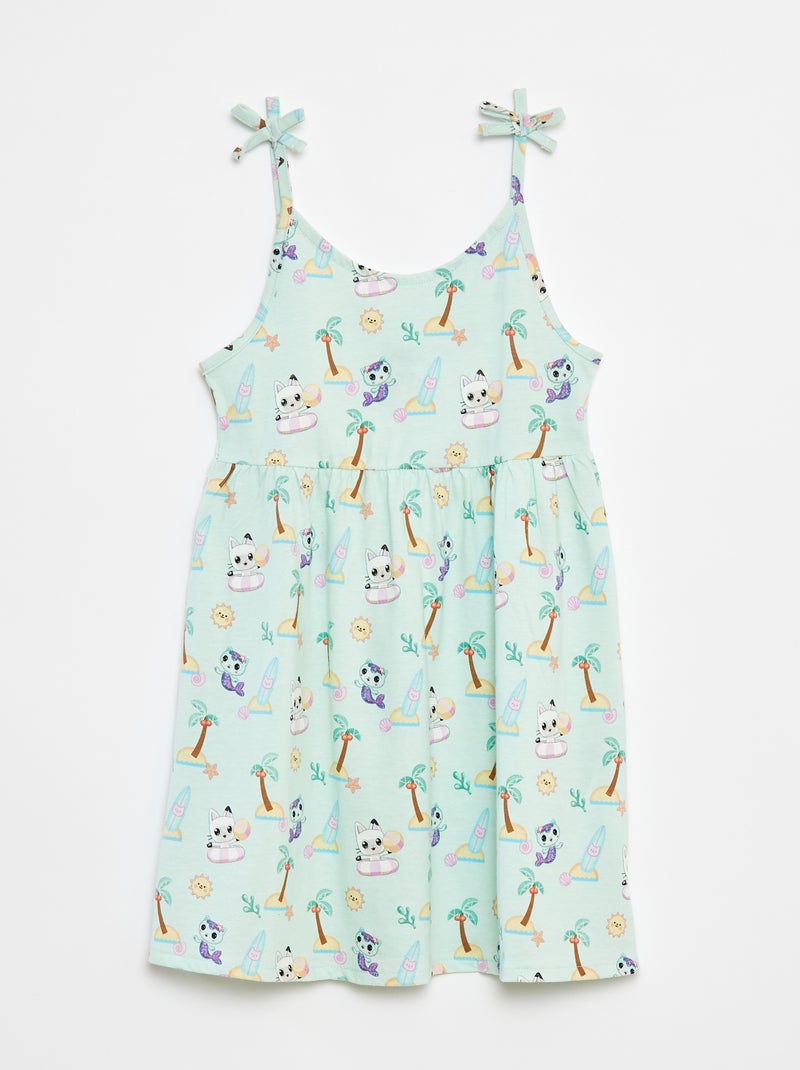 Vestido de tirantes finos 'La casa de muñecas de Gabby' AZUL - Kiabi