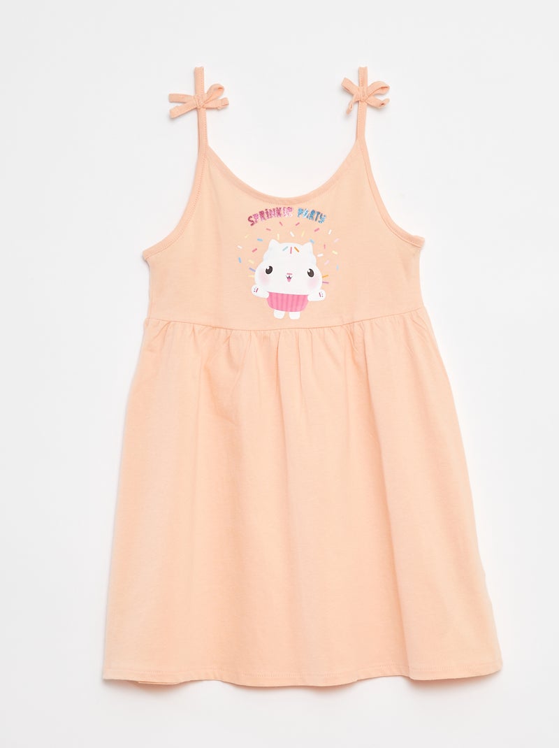 Vestido de tirantes finos 'La casa de muñecas de Gabby' NARANJA - Kiabi