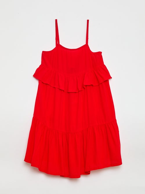 Vestido de tirantes finos - Kiabi