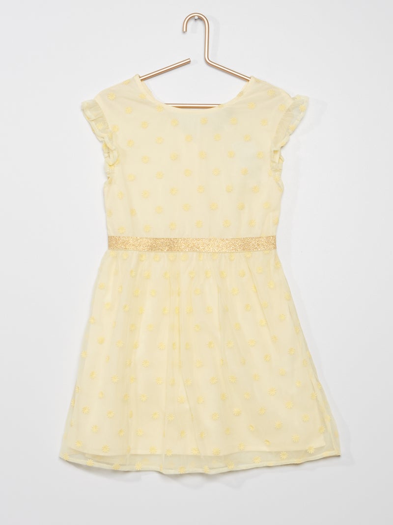 Vestido de tul AMARILLO - Kiabi