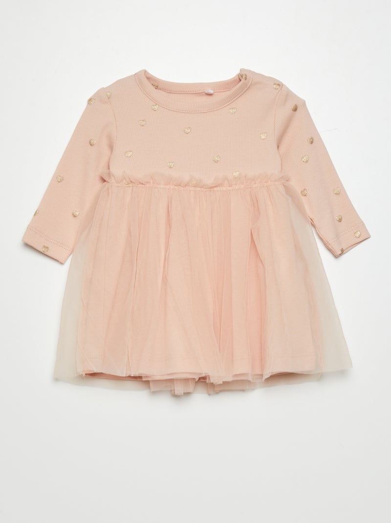 Vestido de tul ROSA - Kiabi