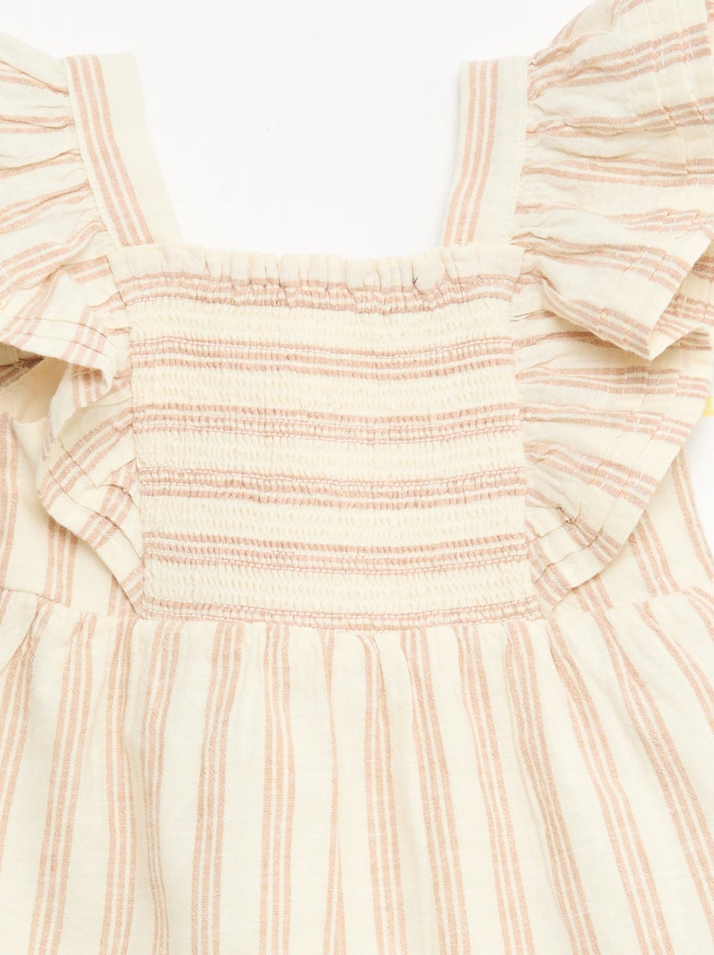 Vestido de verano Beige - Kiabi