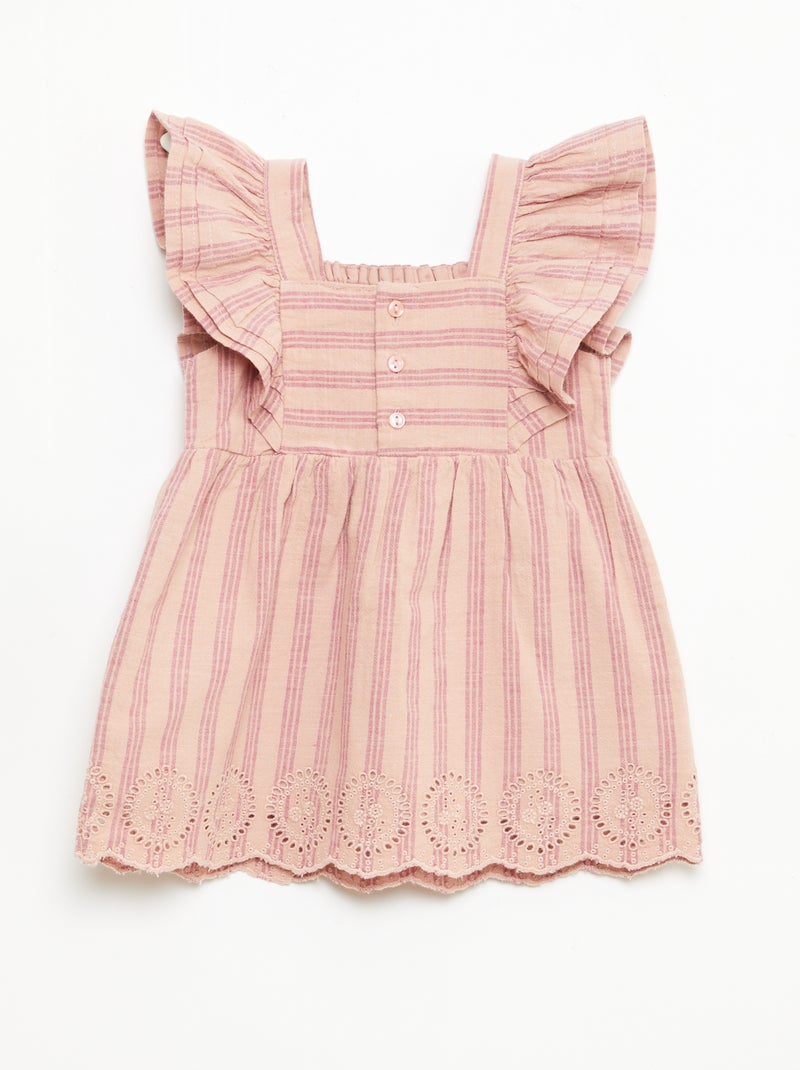 Vestido de verano Rosa - Kiabi