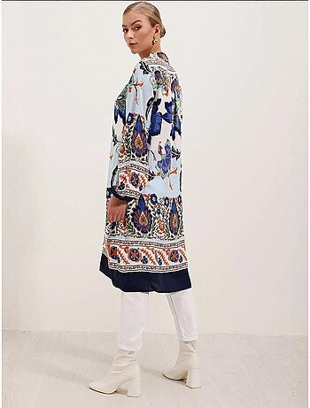 Vestido de viscosa estampado bdart