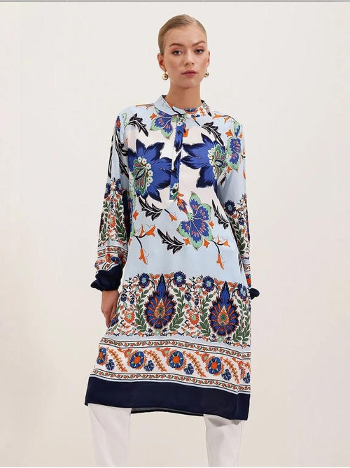 Vestido de viscosa estampado bdart - Kiabi Vestido de viscosa estampado bdart - Kiabi