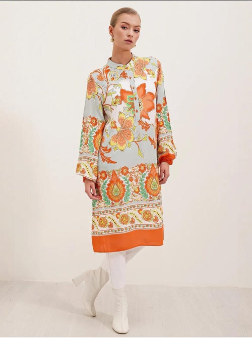 Vestido de viscosa estampado bdart - Kiabi Vestido de viscosa estampado bdart - Kiabi
