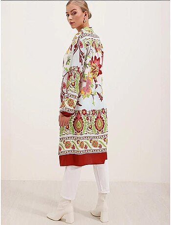 Vestido de viscosa estampado bdart