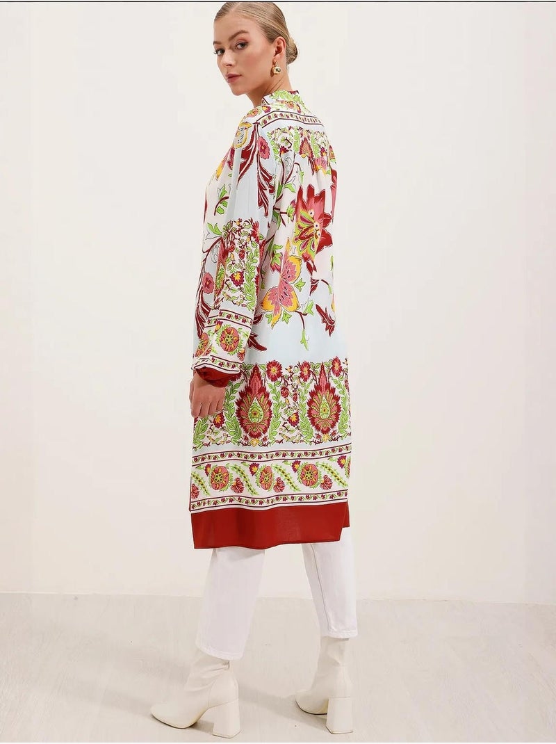 Vestido de viscosa estampado bdart Rojo burdeos - Kiabi