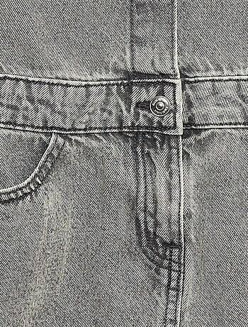 Vestido denim con cuello camisero