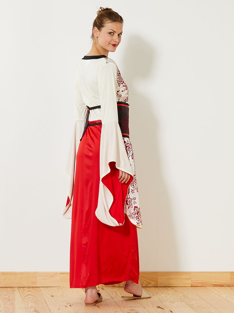 Ladrillo Eliminar sombra Vestido disfraz estilo kimono - rojo/blanco - Kiabi - 29.00€