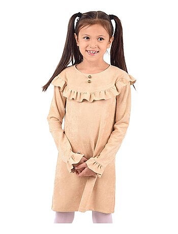 Vestido Disfraz India Niña | Antelina Beige