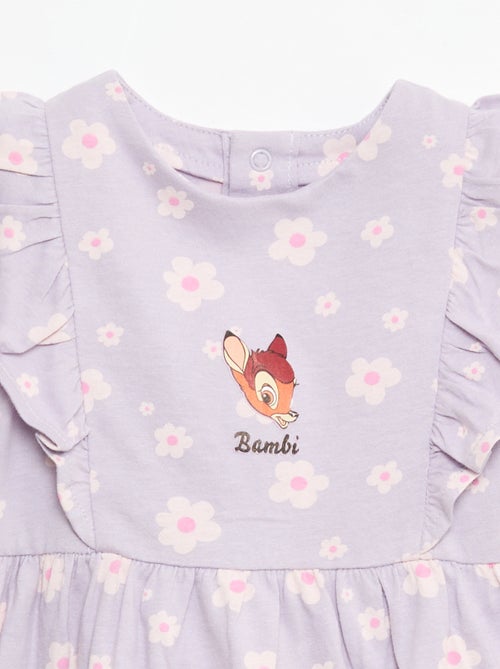 Vestido 'Disney' con volantes en algodón ligero - Kiabi