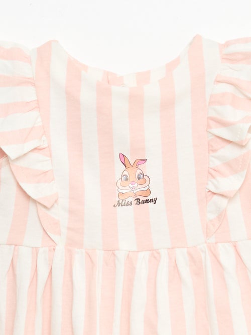 Vestido 'Disney' con volantes en algodón ligero - Kiabi