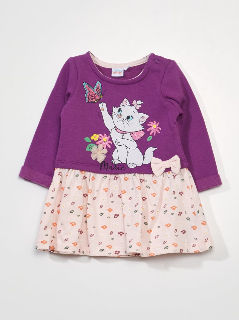Vestido efecto 2 en 1 'Marie' 'Los Aristogatos' 'Disney' GRIS - Kiabi