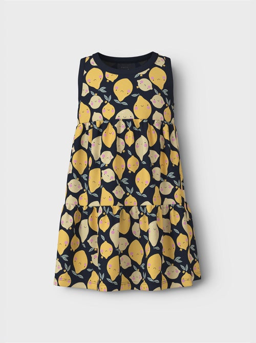 Vestido estampado a capas - Kiabi