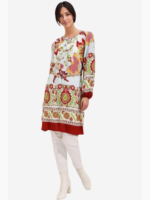 Vestido estampado con cinturón bdart - Kiabi