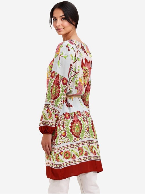 Vestido estampado con cinturón bdart - Kiabi